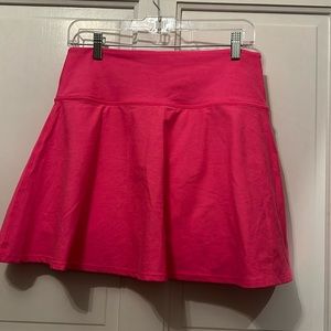 Pink athletic skirt